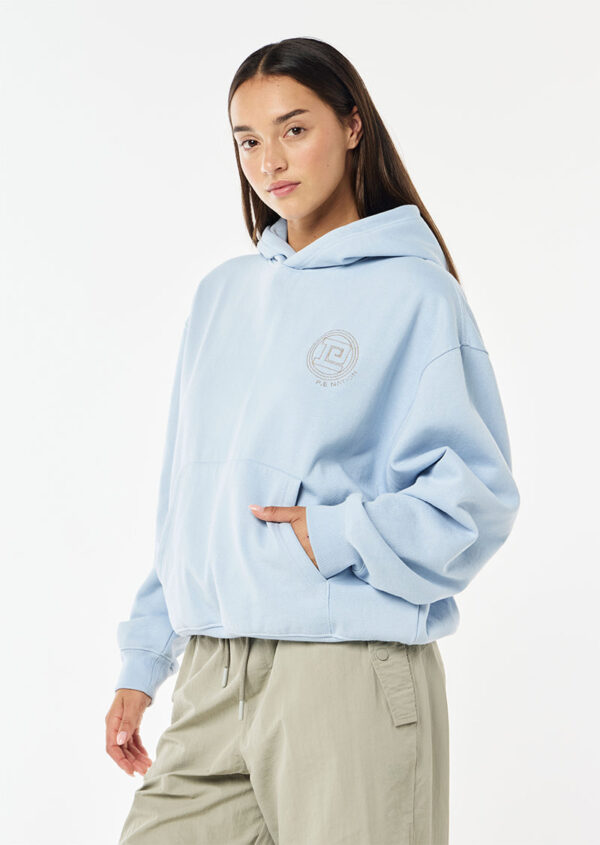 P.E Nation Output Hoodie In Dusty Blue - Image 3