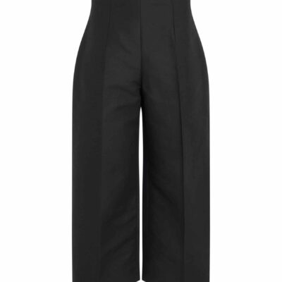 Marni High Waisted Straight Leg Pants in Black