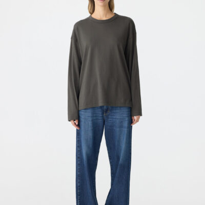 BASSIKE Slouch Wide Heritage Long Sleeve T-Shirt