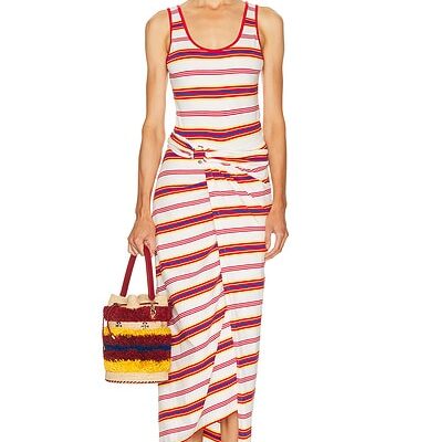 RABANNE Sleeveless Wrap Long Dress