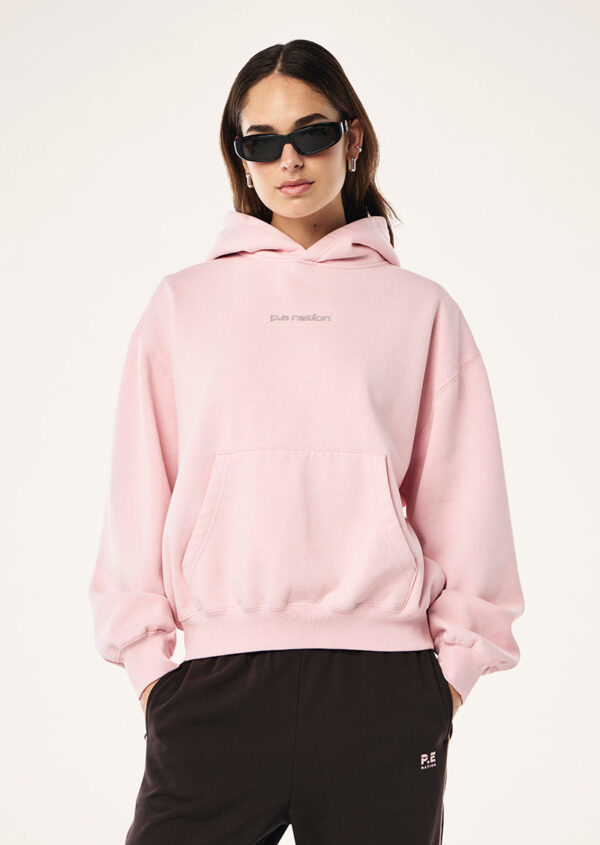 P.E Nation Global Peak Hoodie In Washed Chalk Pink
