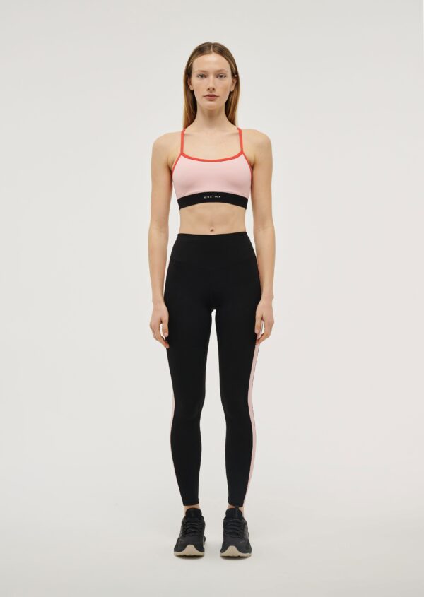 P.E Nation Signature Sports Bra In Crystal Rose - Image 3