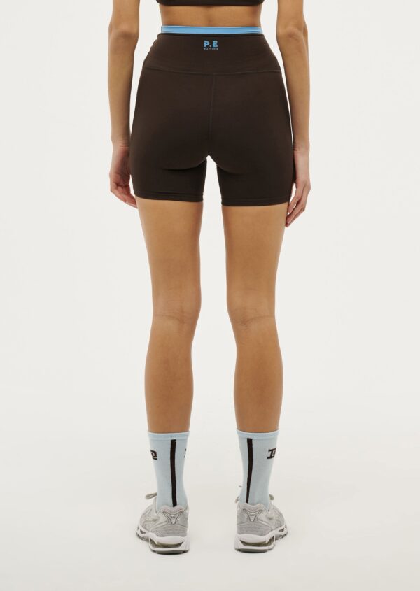 P.E Nation Stellar 5" Bike Short In Coffee - Image 3