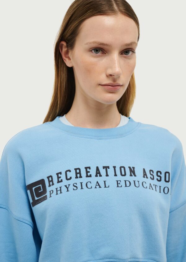 P.E Nation Rally Sweat In Bright Blue - Image 2