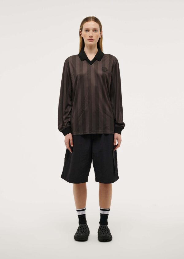 P.E Nation Home Ground Long Sleeve Top In Coffee - Image 2