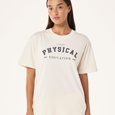 P.E Nation Physical Tee In Whisper White