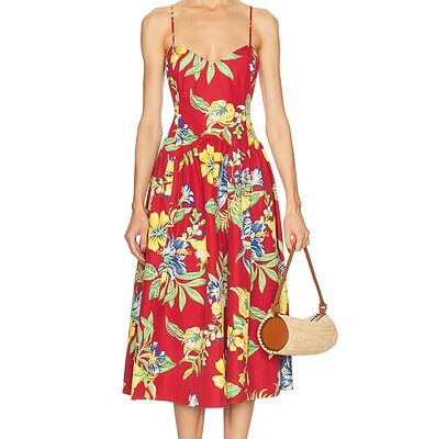 Polo Ralph Lauren Sleeveless Midi Dress