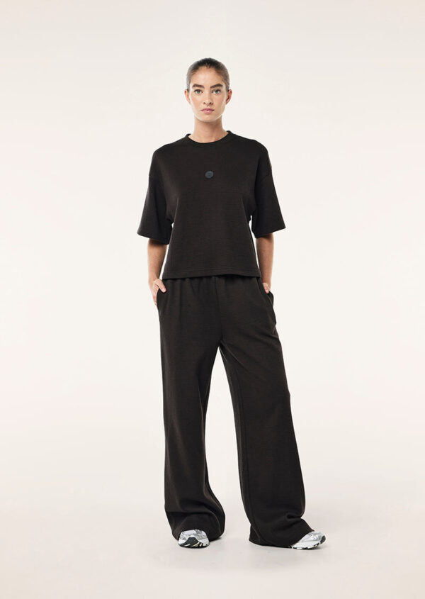 P.E Nation Printemps Waffle Trackpant In Licorice