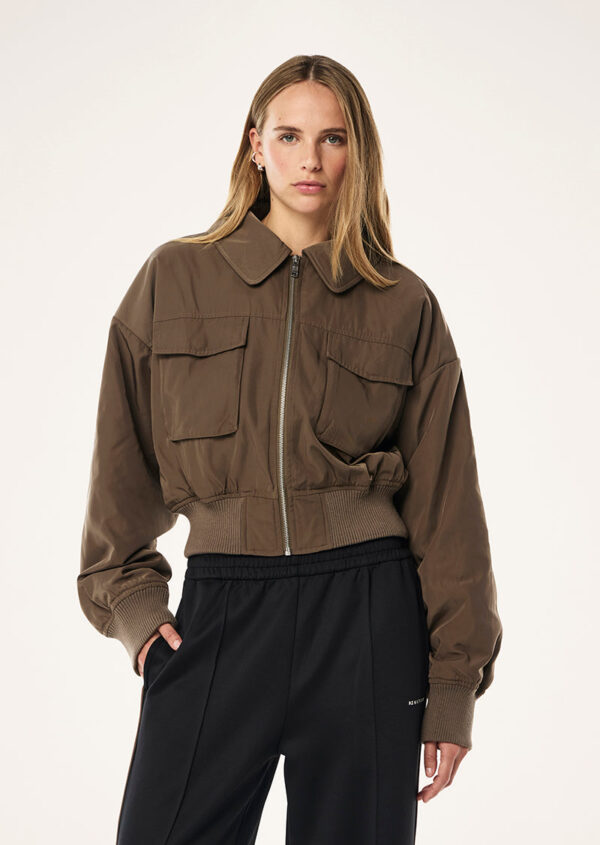 P.E Nation Global Pursuit Bomber In Walnut
