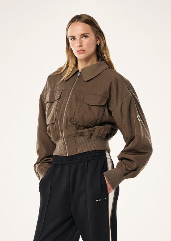 P.E Nation Global Pursuit Bomber In Walnut - Image 3