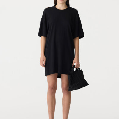 BASSIKE Floating Neck Boxy Short Sleeve Dress