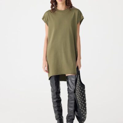BASSIKE Sleeve Cut Off Tank Dress