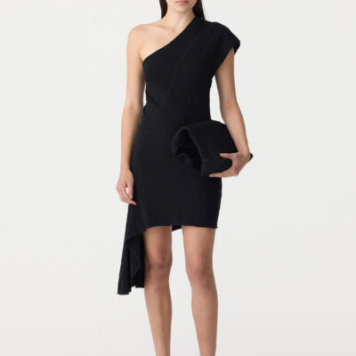 BASSIKE Mini Panelled One Shoulder Dress