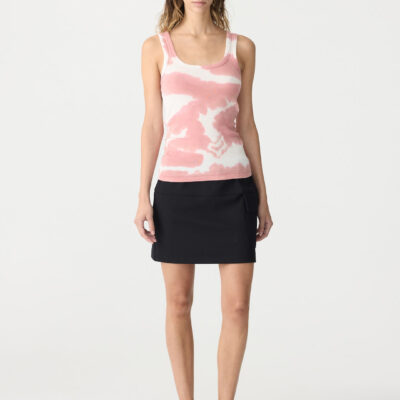 BASSIKE Pink Burst Rib Tank II