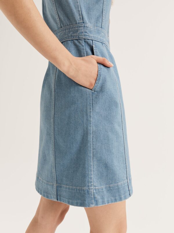 REVIEW Charlize Denim Dress - Image 3