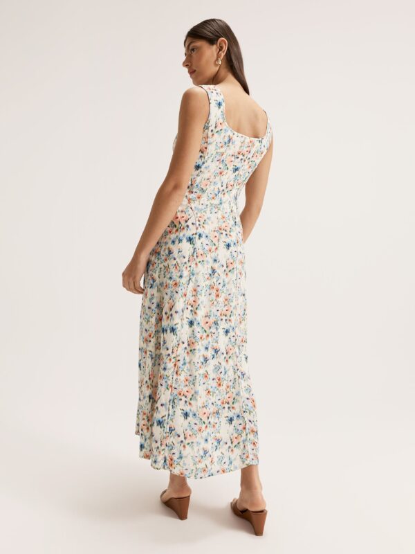 REVIEW Hazy Floral Panelled Dress - Image 5