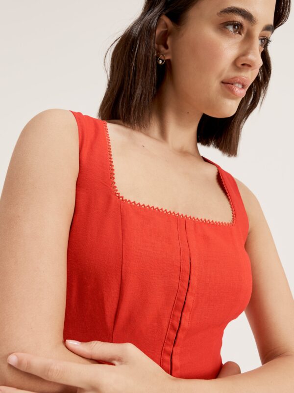 REVIEW Coralli Midi Dress - Image 3