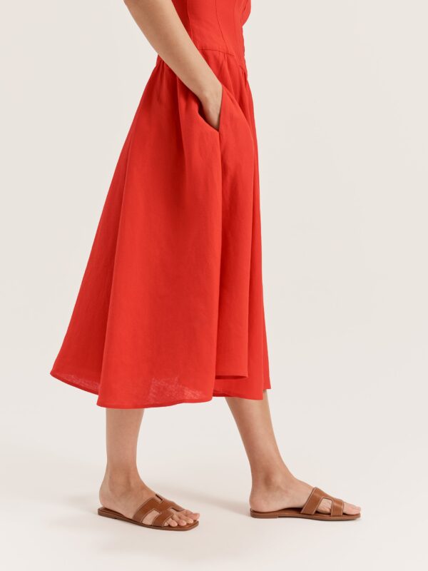 REVIEW Coralli Midi Dress - Image 4