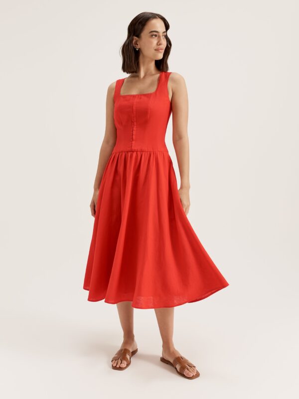 REVIEW Coralli Midi Dress - Image 2