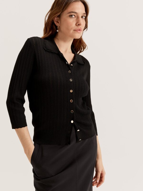 REVIEW Lina Button Front Top - Image 5