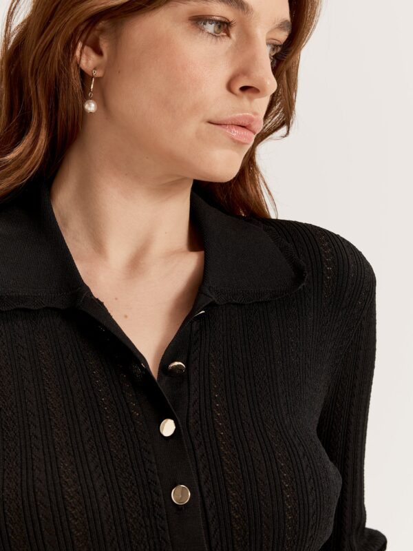 REVIEW Lina Button Front Top - Image 2