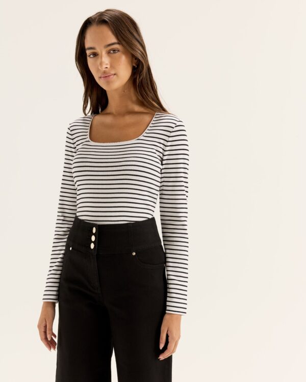 REVIEW Gia Stripe Top