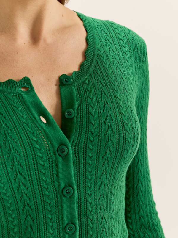 REVIEW Hazel 3/4 Sleeve Cardigan - Image 3