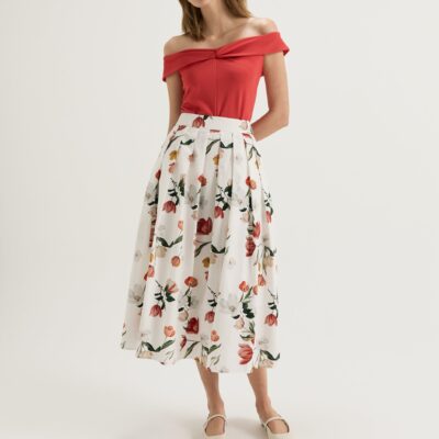 REVIEW Gardenia Midi Skirt