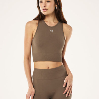 P.E Nation Global Restore Seamless Tank In Walnut
