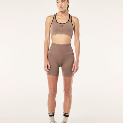 P.E Nation Restore Seamless 5" Bike Short In Fossil