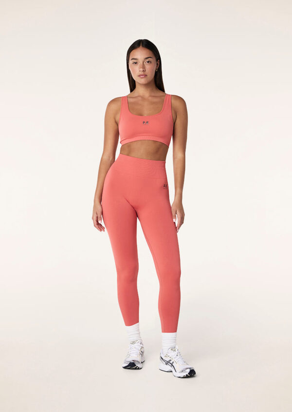 P.E Nation Restore Seamless Scoop Bra In Brick Red - Image 3