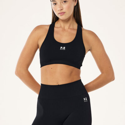 P.E Nation Global Restore Seamless Sports Bra In Black