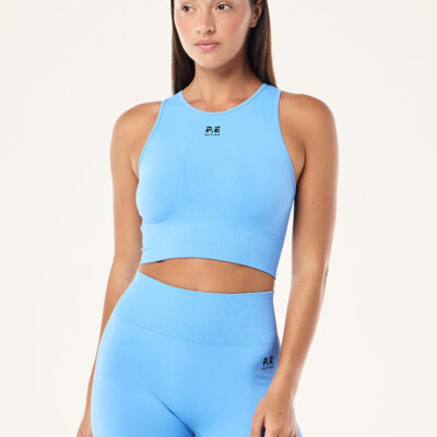 P.E Nation Restore Seamless Tank In Cornflower Blue