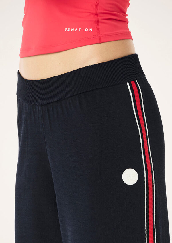 P.E Nation Global Retreat Knit Pant In Dark Sapphire - Image 3