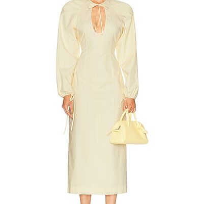 Rowen Rose Long Sleeve Midi Dress