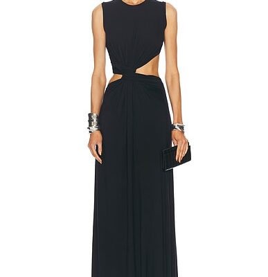 Sid Neigum Twisted Cutout Maxi Dress
