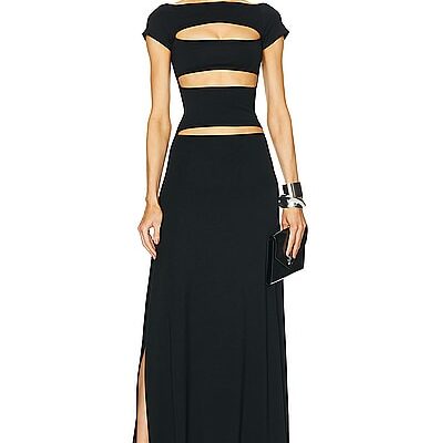 Sid Neigum Triple Slit Dress
