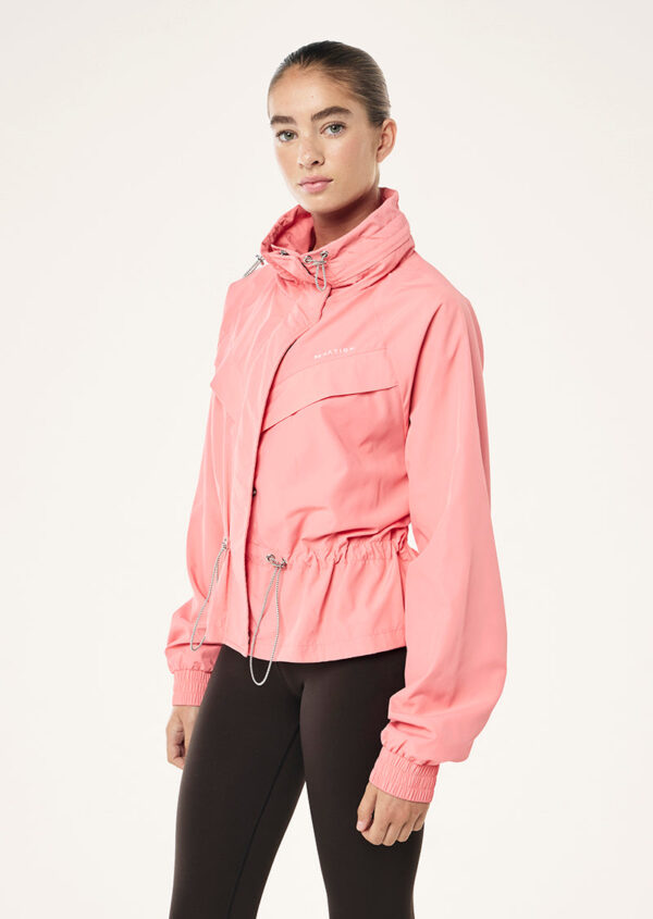 P.E Nation Shelter Jacket In Dusty Pink - Image 3