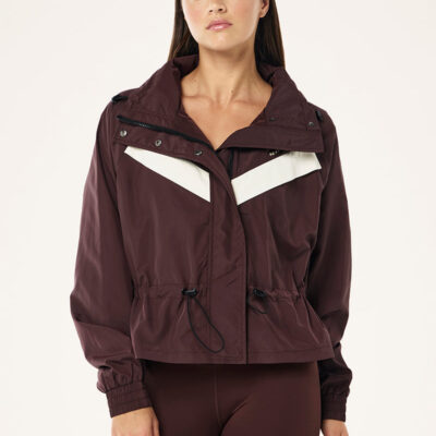 P.E Nation Shelter Jacket In Mahogany