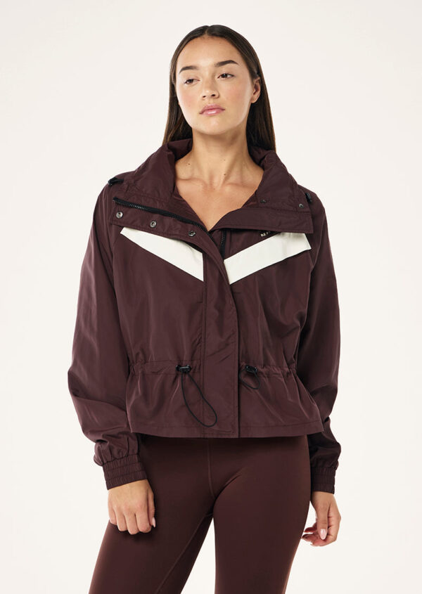 P.E Nation Shelter Jacket In Mahogany