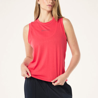 P.E Nation Global Shift Tank In Strawberry