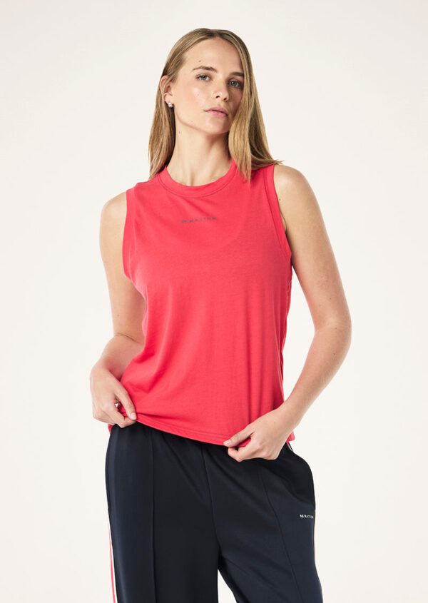 P.E Nation Global Shift Tank In Strawberry