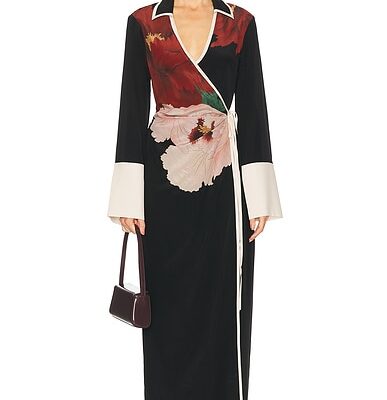SIR. Florian Wrap Shirt Dress