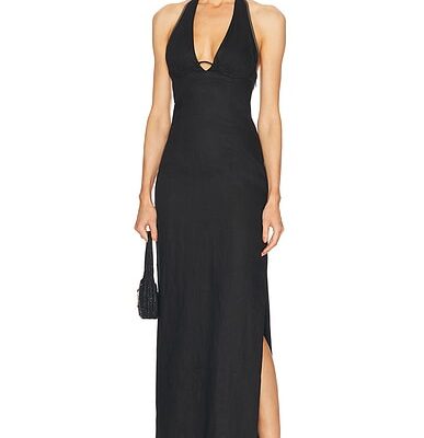 SIR. Violet Halter Midi Dress