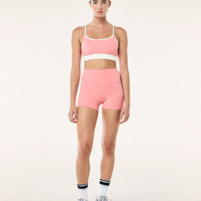 P.E Nation Signature 3" Bike Short In Dusty Pink