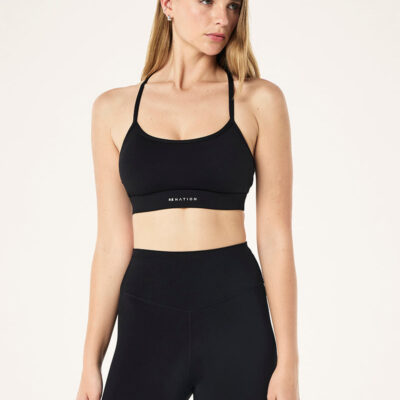 P.E Nation Signature Sports Bra In Black