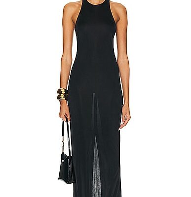 Saint Laurent Jersey Maxi Dress