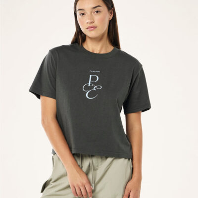 P.E Nation South Bank Tee In Gunmetal