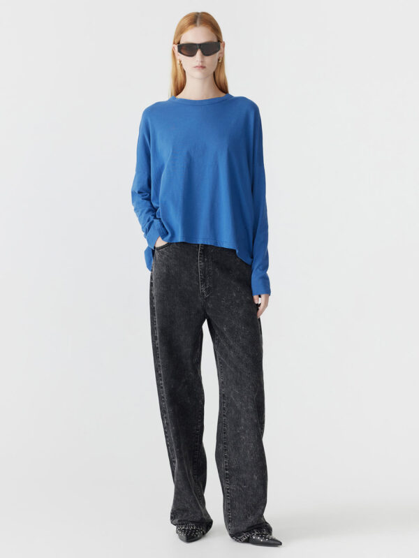 BASSIKE Slouch Circle Long Sleeve T-Shirt
