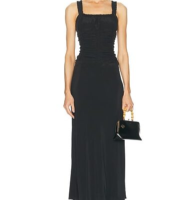 Staud Nic Silk Maxi Dress